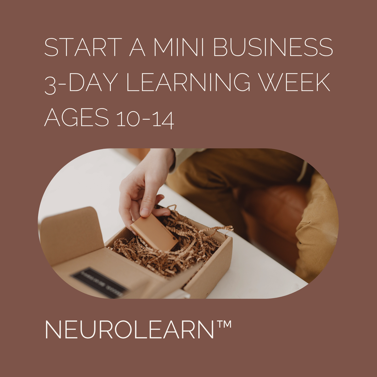 Start a Mini Business Learning Week (Ages 10–14)