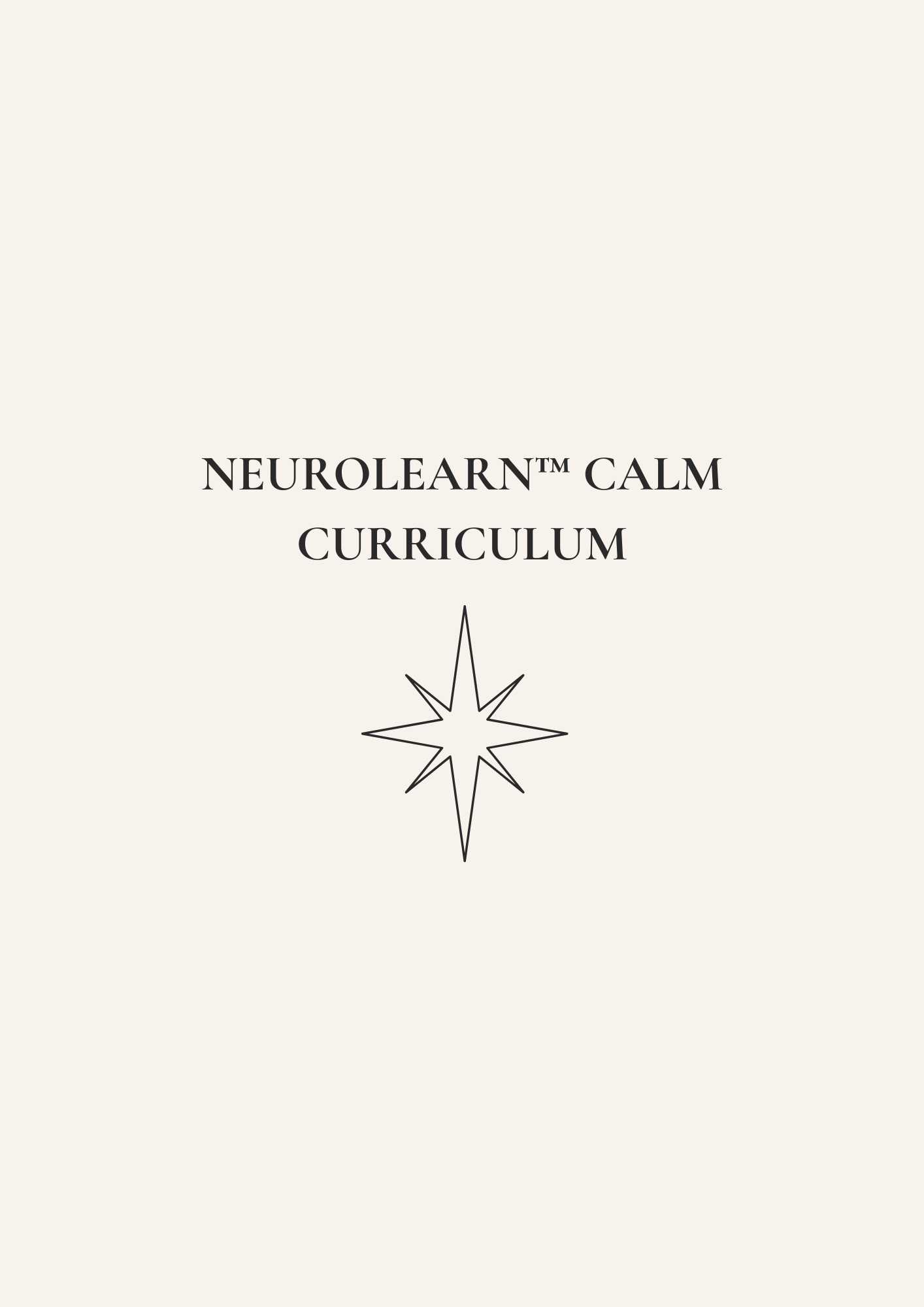 NeuroLearn™ Calm Curriculum